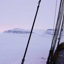 Ship in the Ice Svalbard