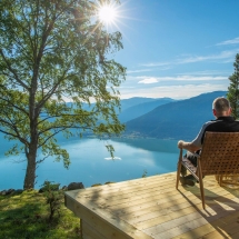 View from Sorheim Fjord Panorama cabin - photo credit Havard Nesbo