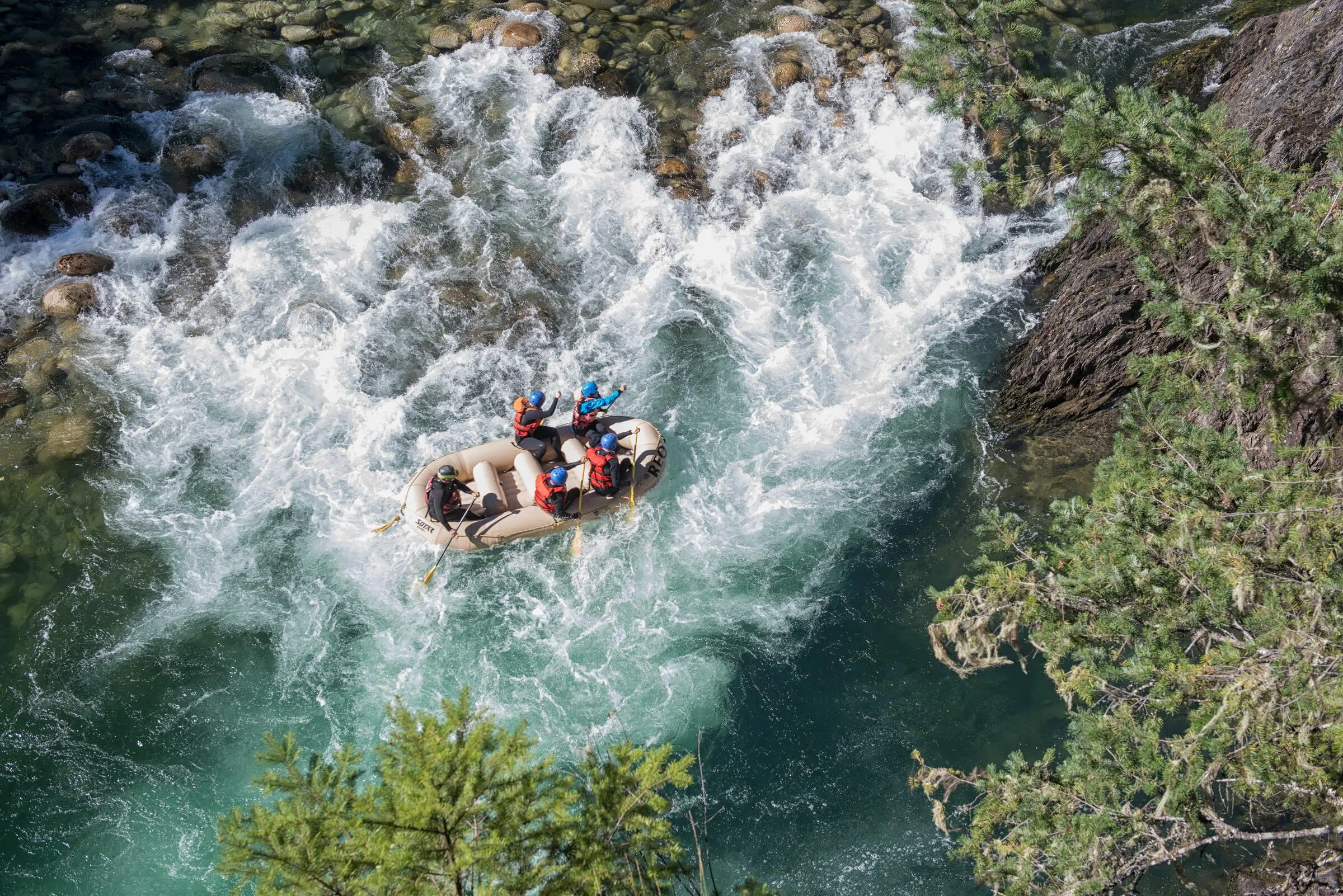 River Rafting on Nahatlatch River with REO Rafting, Glamping and Yoga Resort