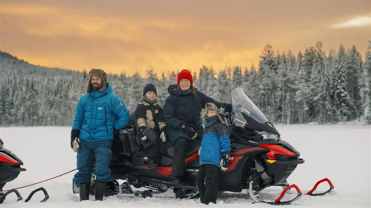 Half-Day Forest Tour by Snowmobile