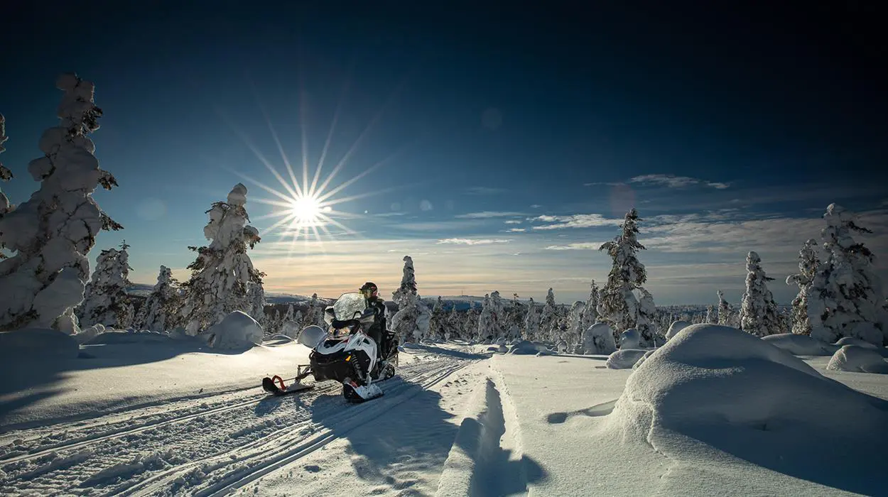 Snowmobile Adventure (Sharing a Snowmobile) (Inari)
