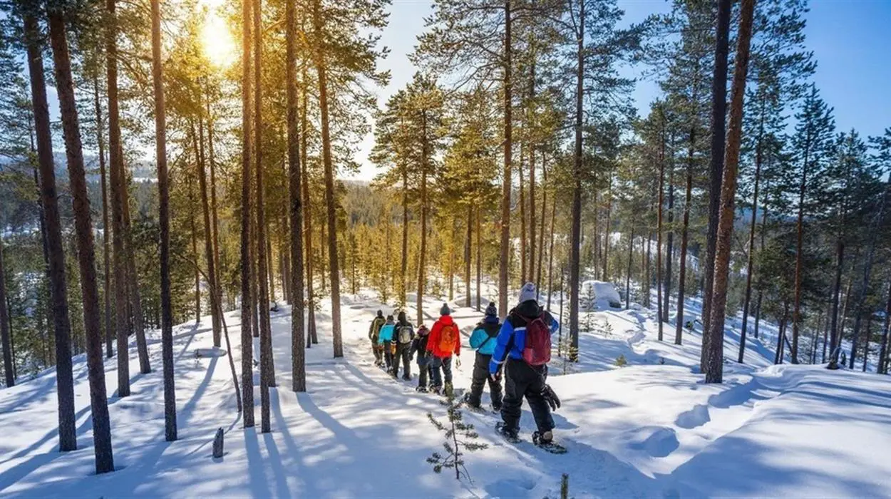 Gentle Snowshoeing (Muotka)