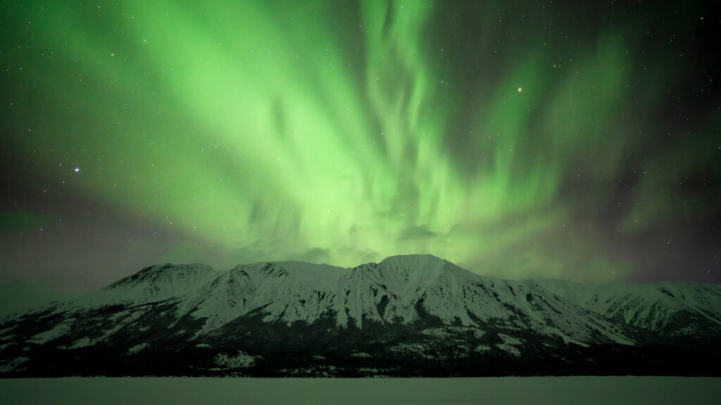 Winter Aurora Lodge Holiday In The Yukon