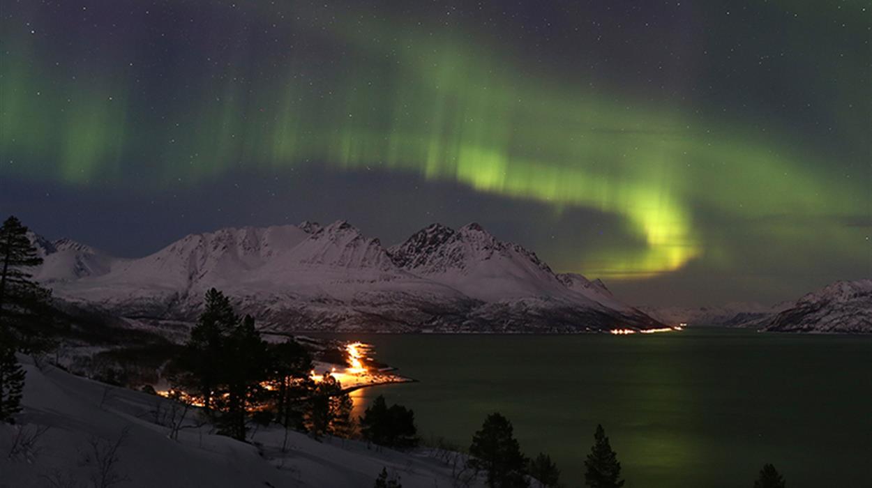 Northern Lights Snowshoe Hike