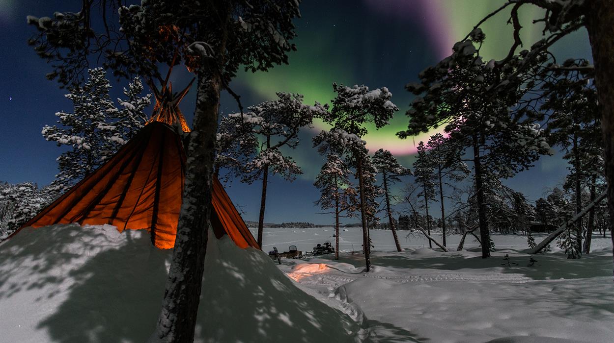 Aurora Camp with Pancakes (Nellim)