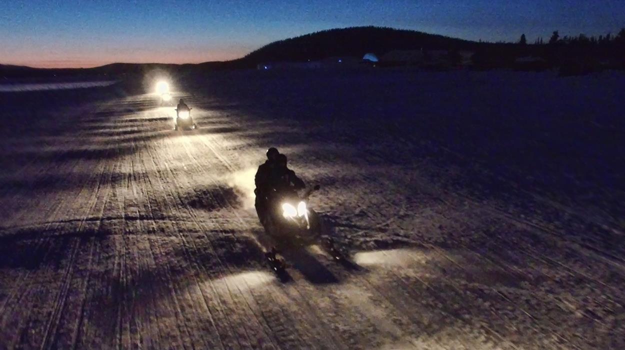 Northern Lights Safari on Snowmobile